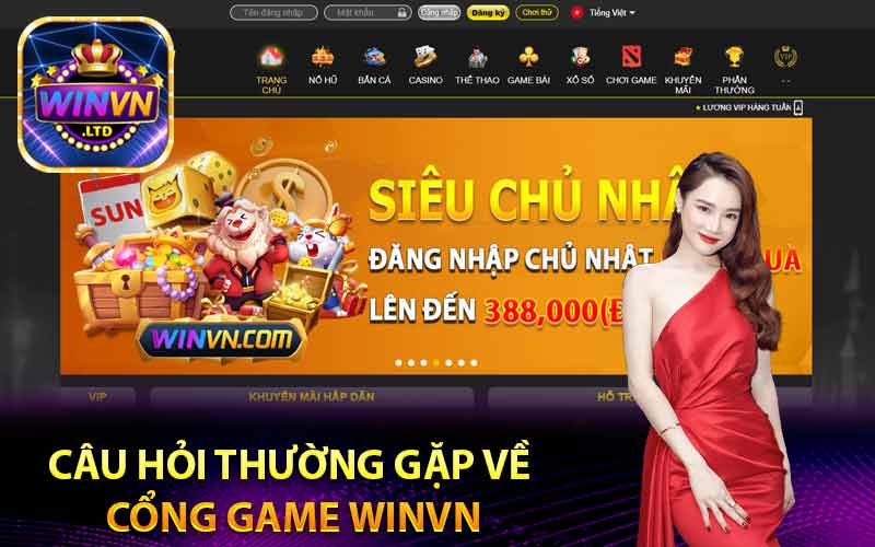 Câu hỏi thường gặp về cổng game Winvn